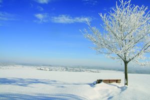 Winterbild Hengen auf der Schwäbischen Alb