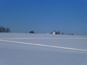 Wasserreservoir imWinter