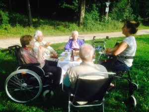 Picknick auf der Streuobstwiese