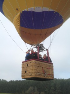 Ballonfahrt über der Schwäbischen Alb