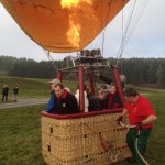 Ballonfahrt über der Schwäbischen Alb