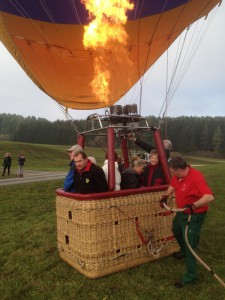 Ballonfahrt über der Schwäbischen Alb