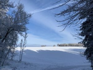 Pflegeurlaub - Winterlandschaft auf der Schwäbischen Alb