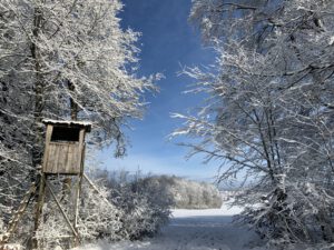 Pflegeurlaub - Winterlandschaft auf der Schwäbischen Alb