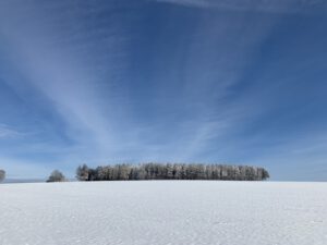 Pflegeurlaub - Winterlandschaft auf der Schwäbischen Alb