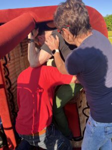 auch mit Handycap Ballonfahren