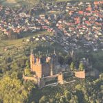 der Hohen Zollern im Sonnenuntergang