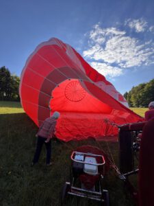ein Blick in den Ballon