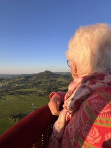 eine traumhafte Ballonfahrt auch mit 84 Jahren ein Genuß